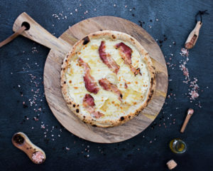 Pizza Chèvre Miel Pompertuzat