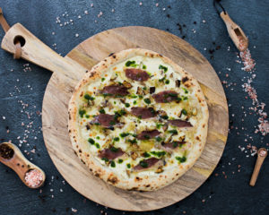 Pizza au Magret Maison